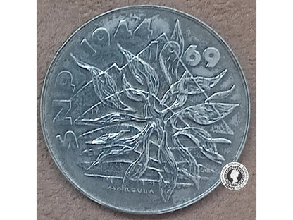 25 Kčs/1969 - SNP - 25. výročie