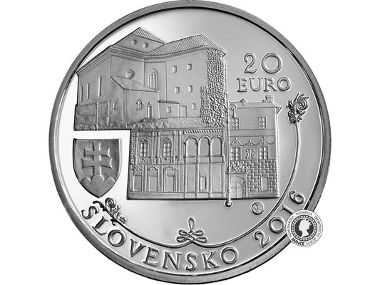 Strieborná minca BK Ag 20€ / 2016 - Banská Bystrica