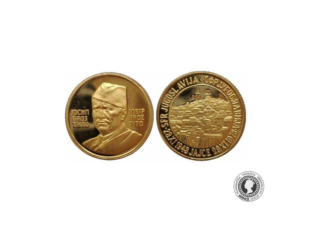 ZLATNIK Josip Broz Tito 1973 JAJCE 21,6K 0.900 3,55G