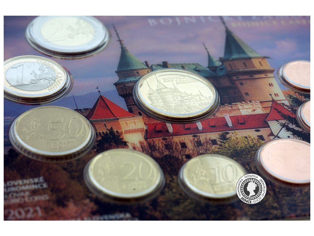 Súbor mincí SR 2021 Hrady a zámky na Slovensku - Bojnický zámok
