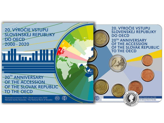 Súbor mincí SR 2020 Vstup SR do OECD- 20.výročie