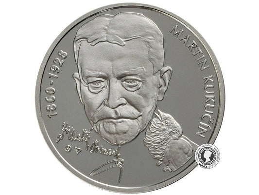 Strieborná minca Ag BK 10€ / 2010 - Martin Kukučín – 150. výročie narodenia