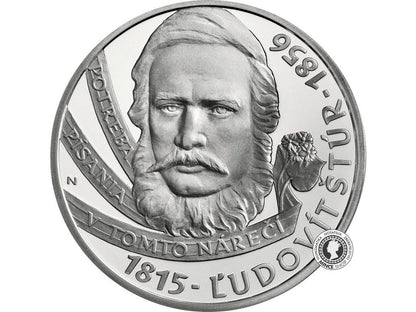 Strieborná minca Ag BK 10€ / 2015 - Ľudovít Štúr – 200. výročie narodenia