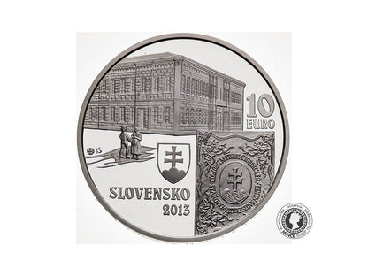 Strieborná minca Ag BK 10€ / 2013 - Matica slovenská – 150. výročie založenia