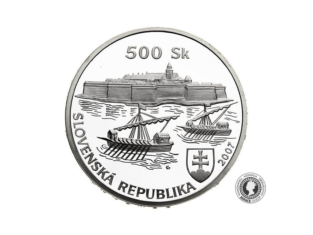 Strieborna minca BK - SK 500 / 2007 - Pevnost Komarno