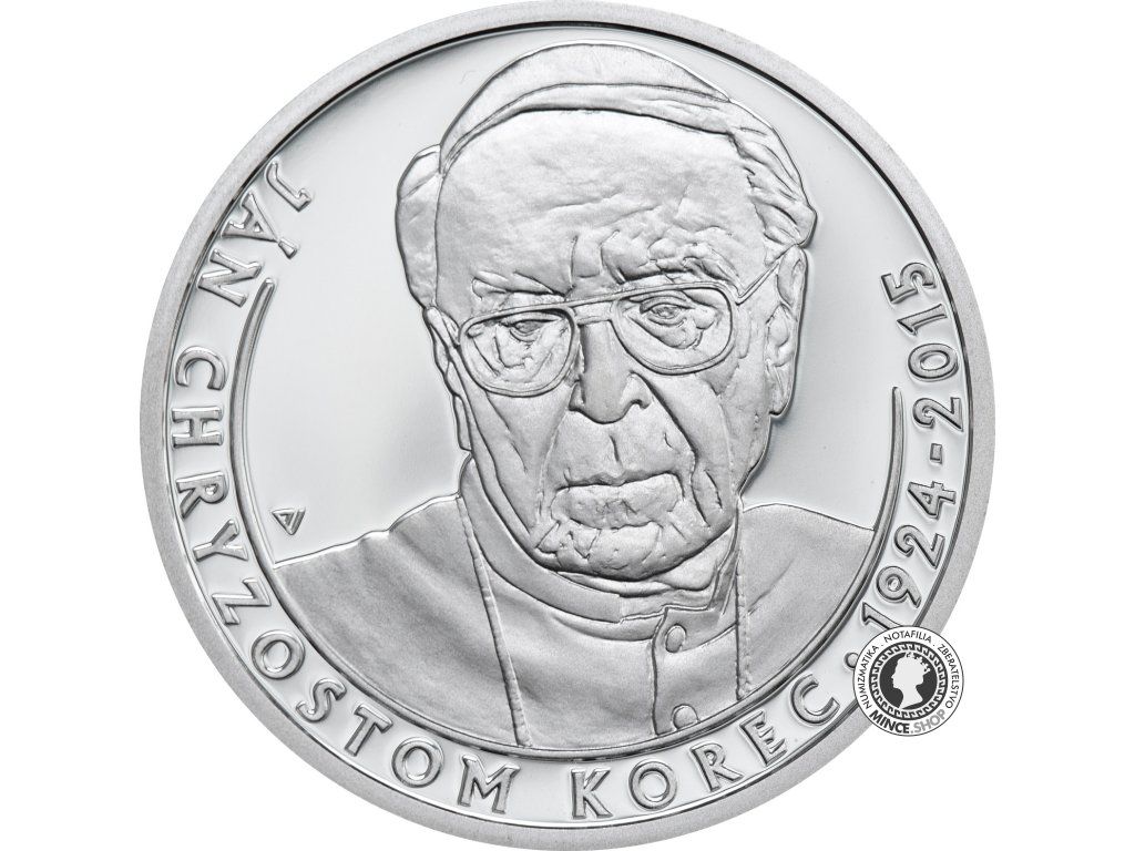 Strieborná minca 10 euro 2024 Slovensko PROOF, Ján Chryzostom Korec