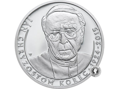 Strieborná minca 10 euro 2024 Slovensko PROOF, Ján Chryzostom Korec