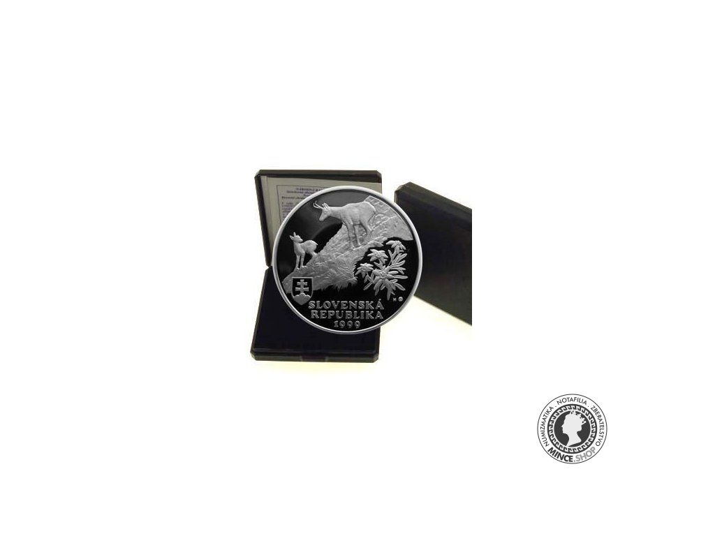 Strieborná minca Proof 500 Sk/1999 - Tatranský národný park Tanap