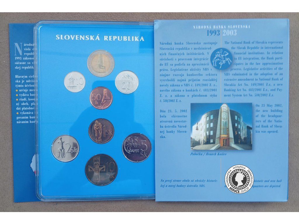 Sada mincí SR - NBS 1993-2003  /  2003