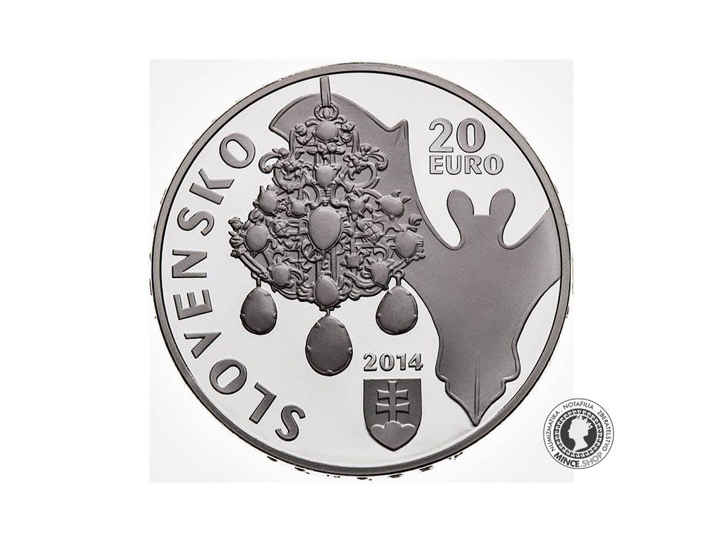 20 EUR / 2014 BK - Chránený areál Dubnícke bane