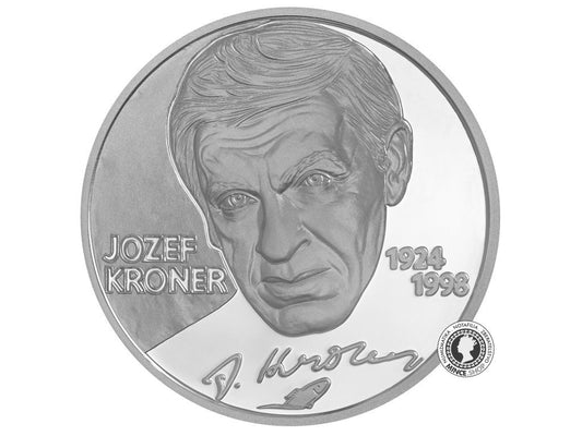Strieborná minca PROOF 10 € Jozef Kroner – 100. výročie narodenia