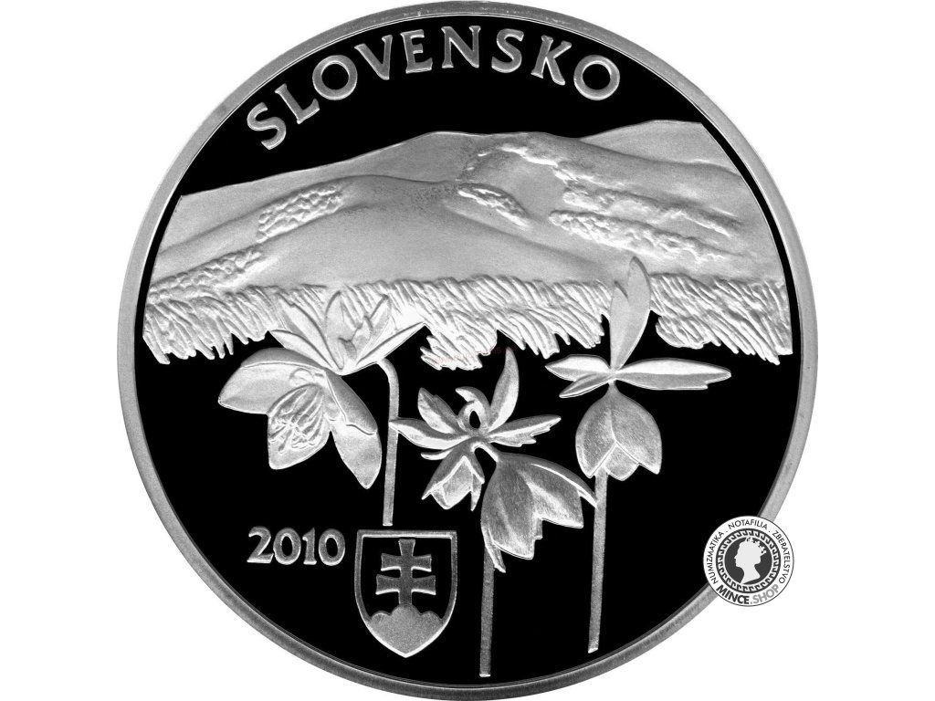 Strieborná minca Ag BK 20€ / 2010 - Národný park Poloniny