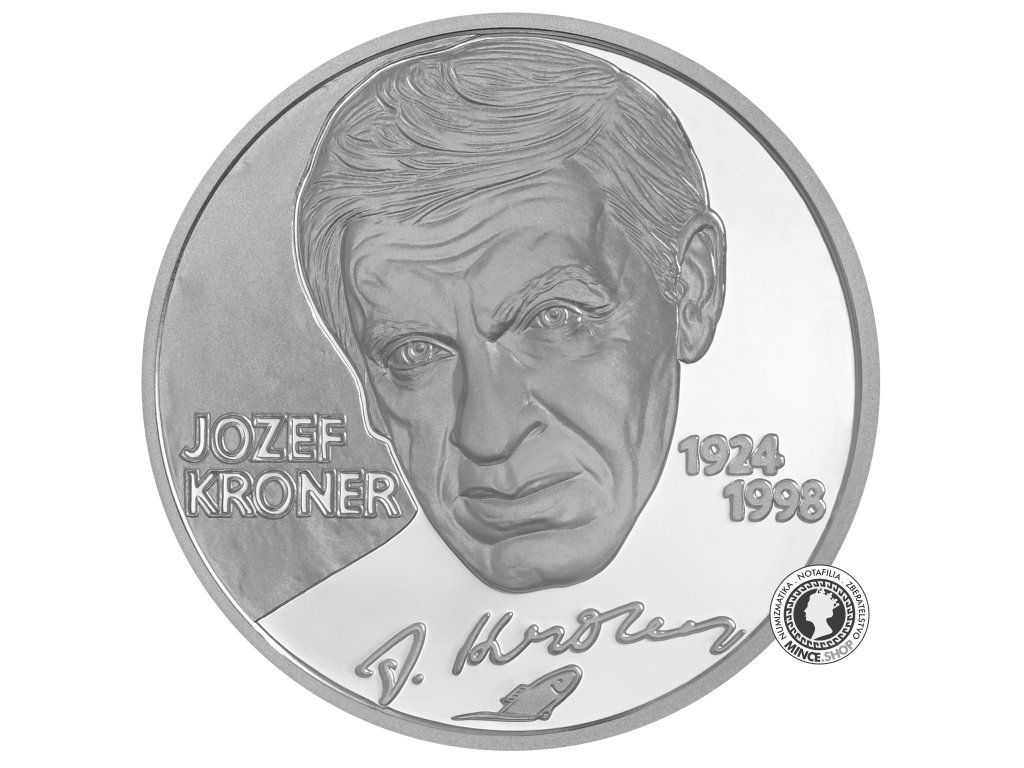 Strieborná minca BK 10 € Jozef Kroner – 100. výročie narodenia