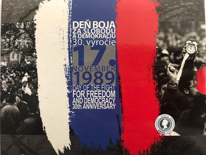 Sada mincí SR 2019 - 30. výročie Deň boja za slobodu a demokraciu 17. november