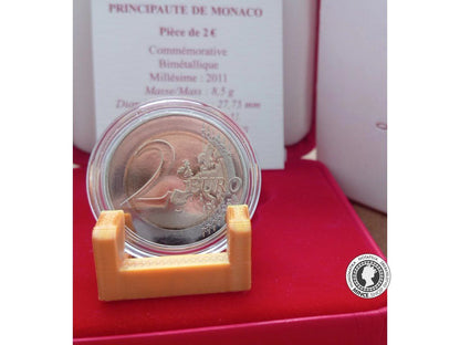 2€ minca - Monaco 2011 BK - svadba princa Alberta a Charlene Wittstock