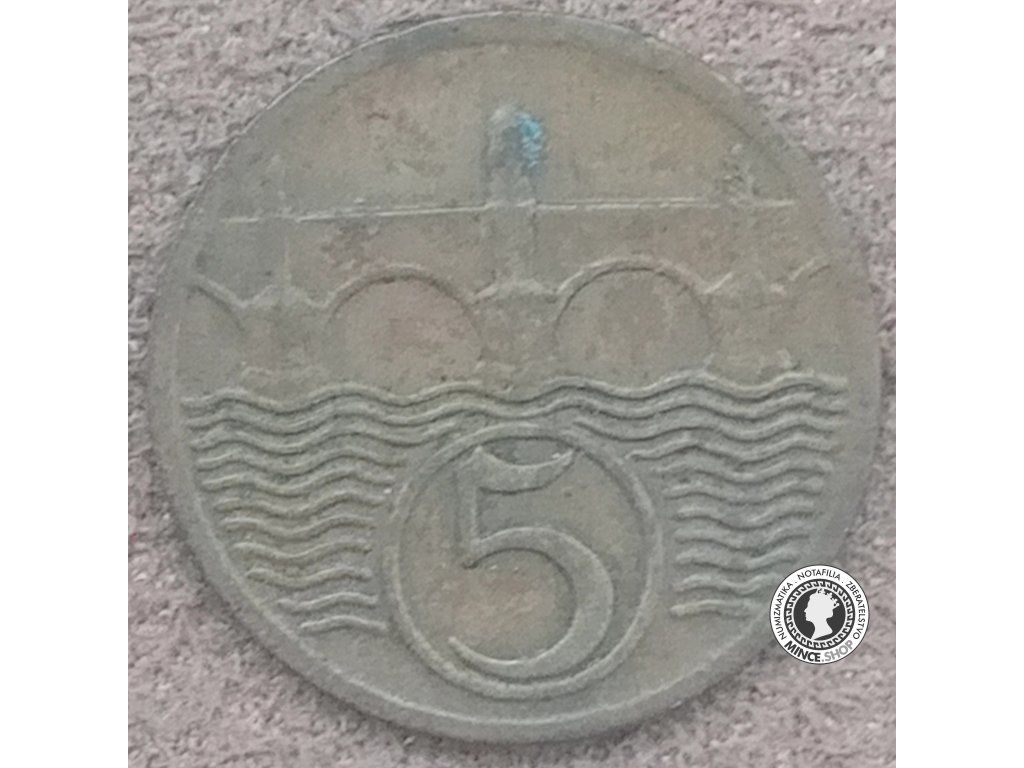 5 halierov - 1.ČSR - 1929