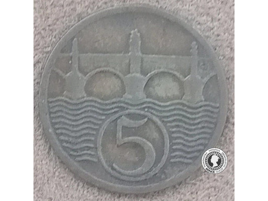 5 halierov - 1.ČSR - 1930