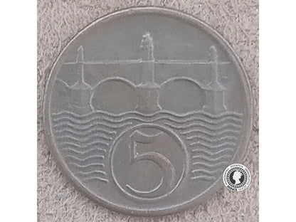 5 halierov - 1.ČSR - 1938