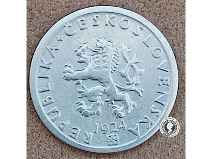 20 halier - 1.ČSR - 1924