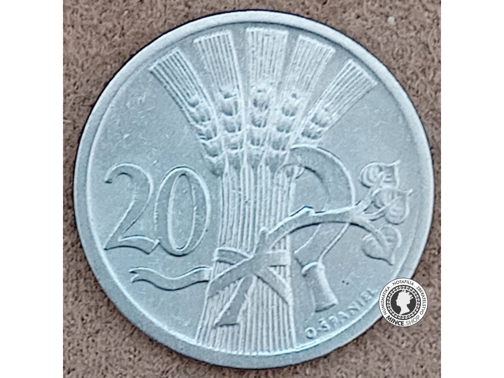 20 halier - 1.ČSR - 1924