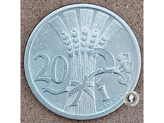 20 halier - 1.ČSR - 1924