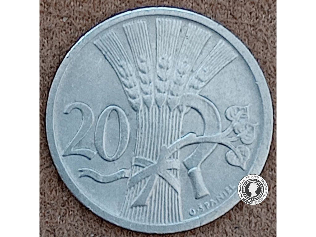 20 halier - 1.ČSR - 1926