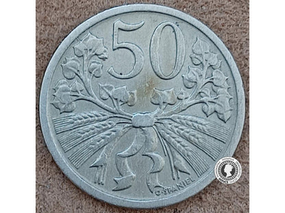 50 halier - 1.ČSR - 1921
