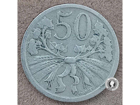50 halier - 1.ČSR - 1922