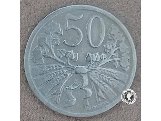 50 halier - 1.ČSR - 1927