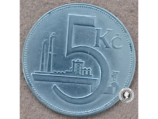 5.koruna - 1.ČSR - 1925