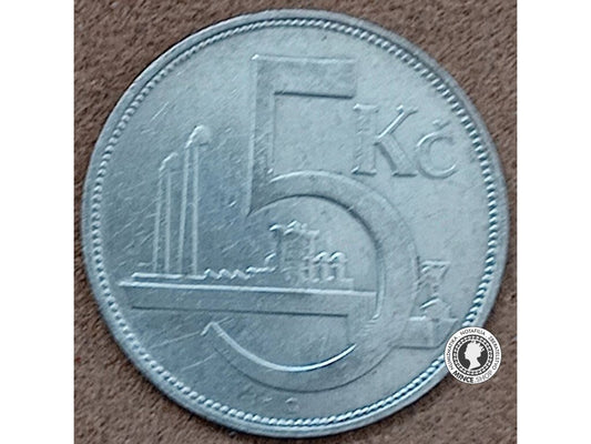 5.koruna - 1.ČSR - 1932
