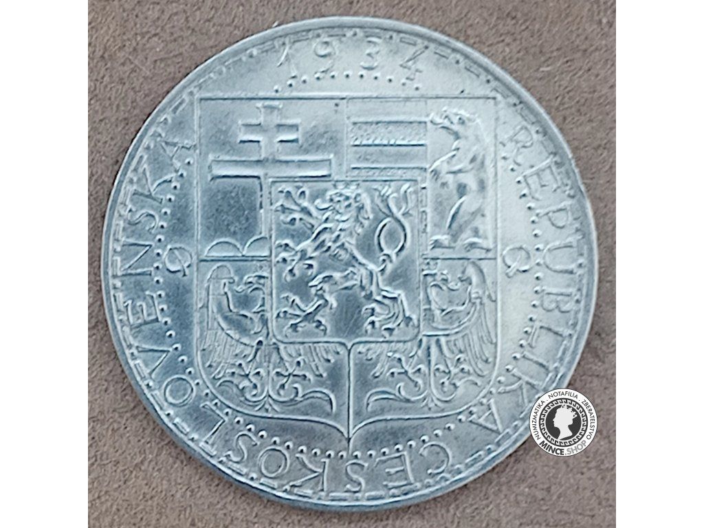 20.koruna - 1.ČSR - 1934