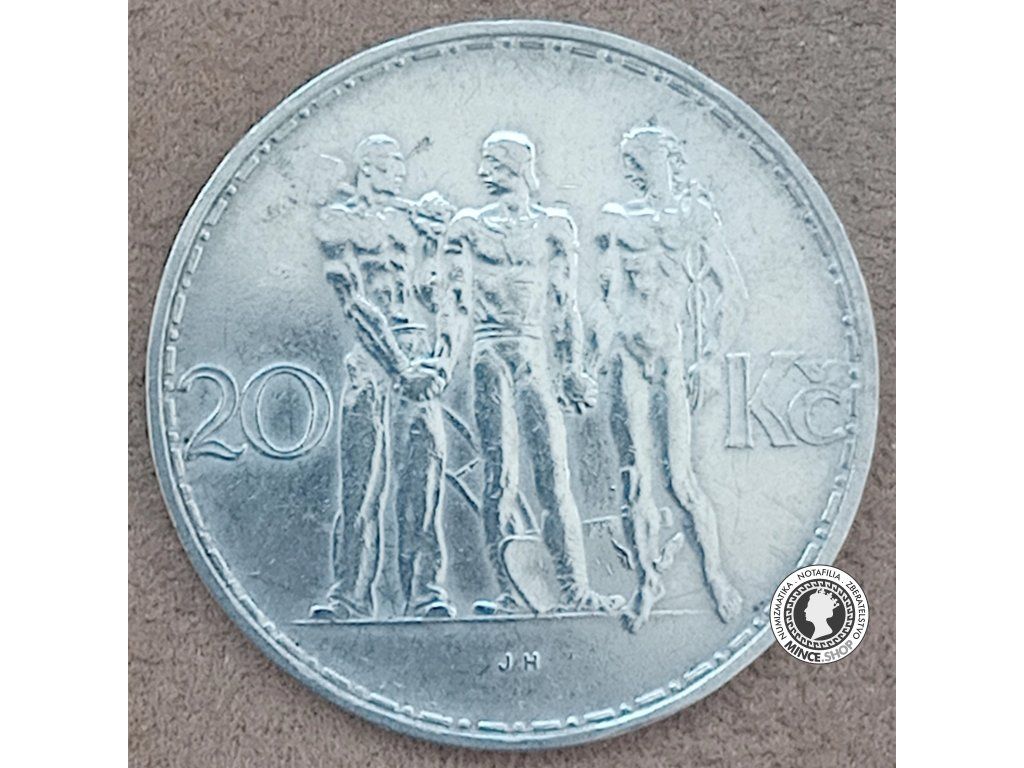 20.koruna - 1.ČSR - 1934