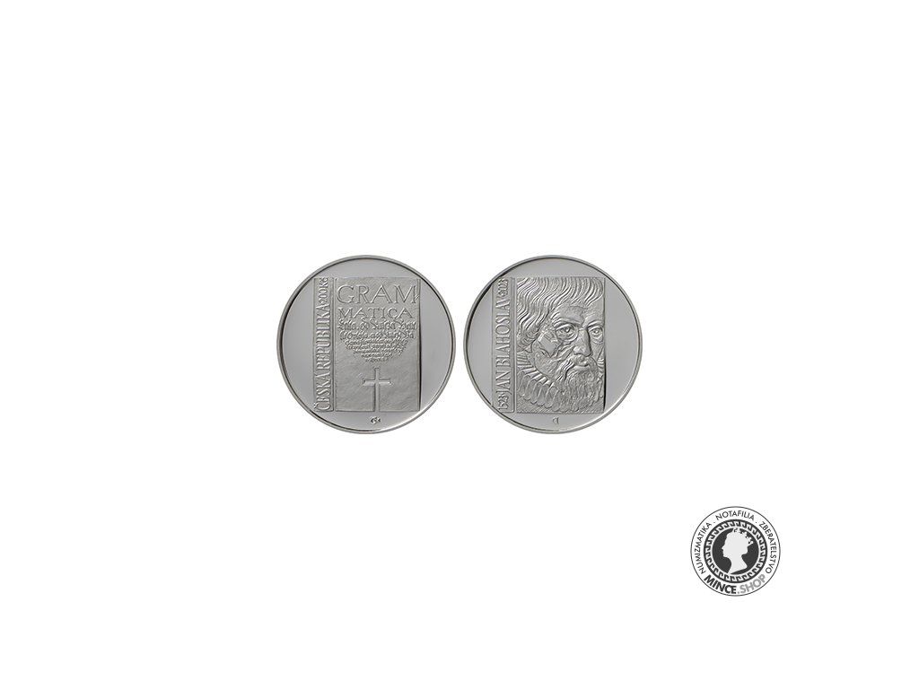 200 Kč - Pamätná strieborná minca PROOF - 500.výročie narodenia Jána Blahoslava - 2023