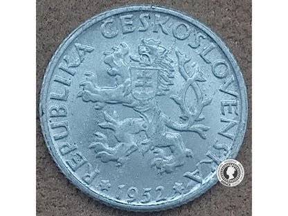 1 koruna - Česko-Slovensko - 1952