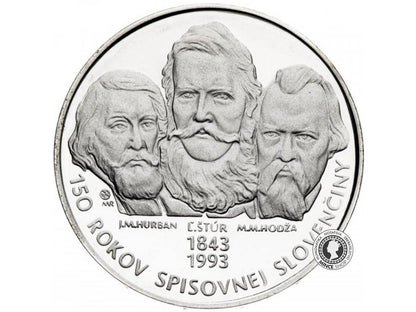 Minca Proof v etui v bubline - SK 200 / 1993 - 150.rokov spisovnej slovenčiny