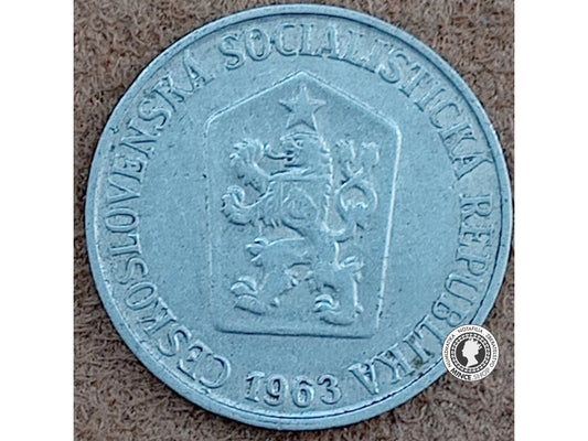 5 halier - Česko-Slovensko - 1963
