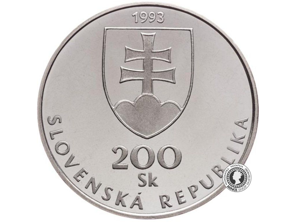 Minca Proof v etui v bubline - SK 200 / 1993 - 150.rokov spisovnej slovenčiny