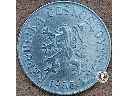 10 halier - Česko-Slovensko - 1955