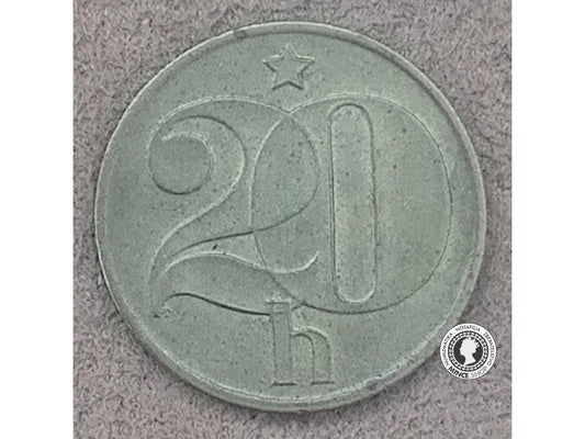 20 halier - Česko-Slovensko - 1976