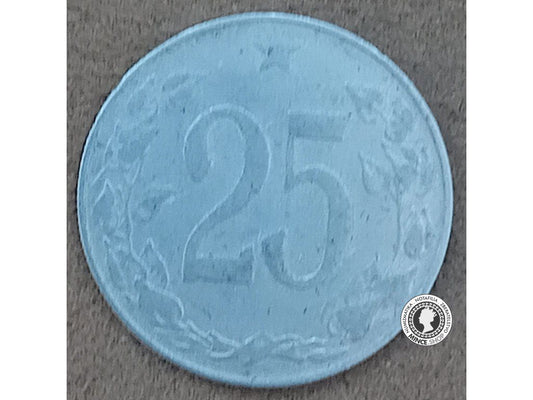 25 halier - Česko-Slovensko - 1953