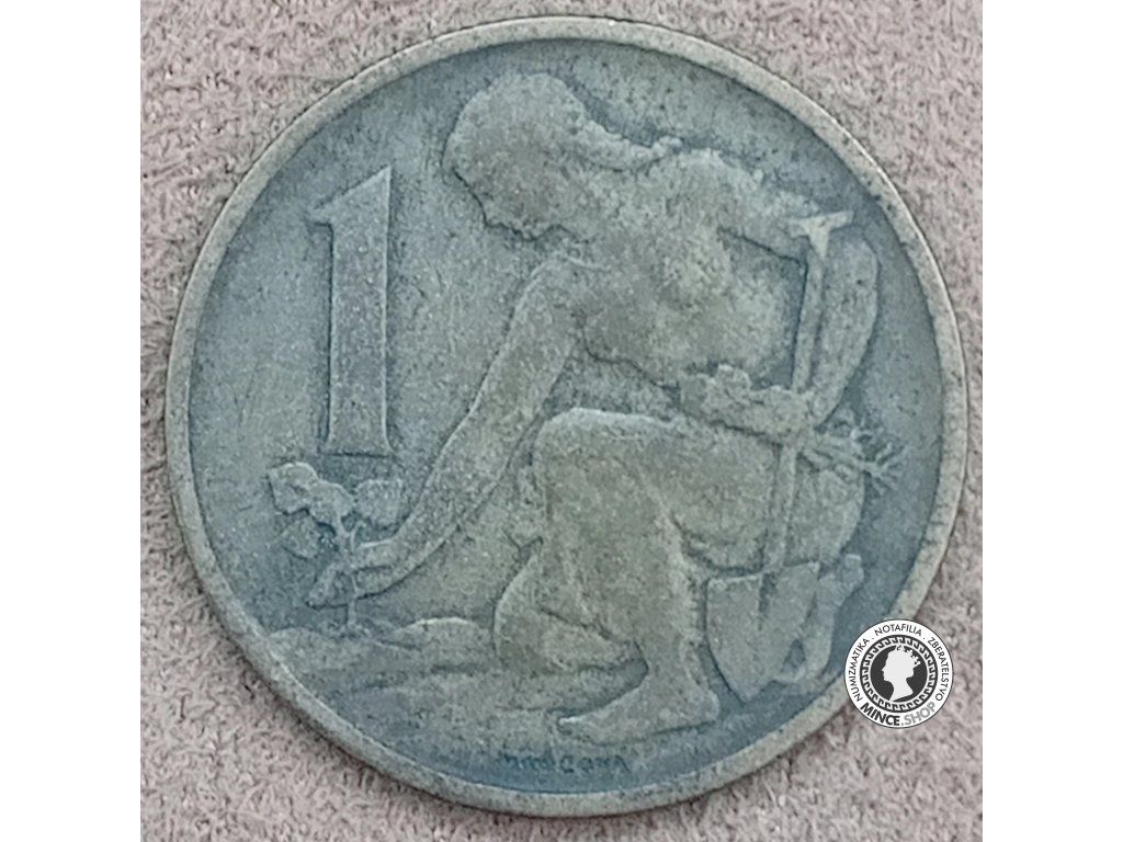 1 koruna - Česko-Slovensko - 1961