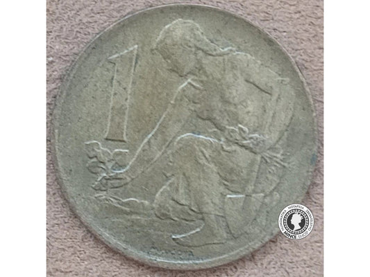 1 koruna - Česko-Slovensko - 1984