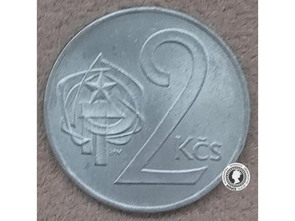 2 koruna - Česko-Slovensko - 1972