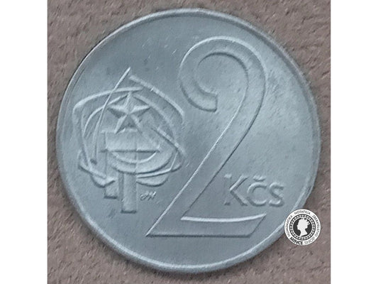 2 koruna - Česko-Slovensko - 1972