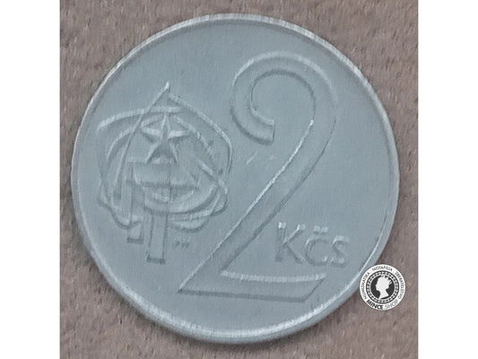 2 koruna - Česko-Slovensko - 1973