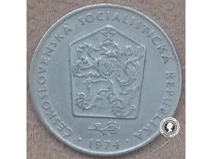 2 koruna - Česko-Slovensko - 1974