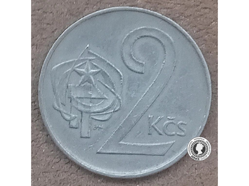 2 koruna - Česko-Slovensko - 1974