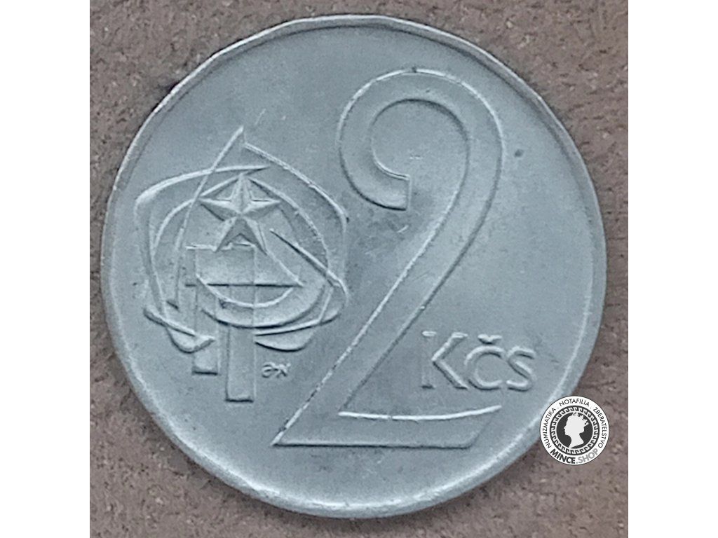 2 koruna - Česko-Slovensko - 1975