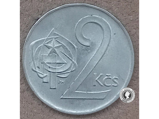 2 koruna - Česko-Slovensko - 1975